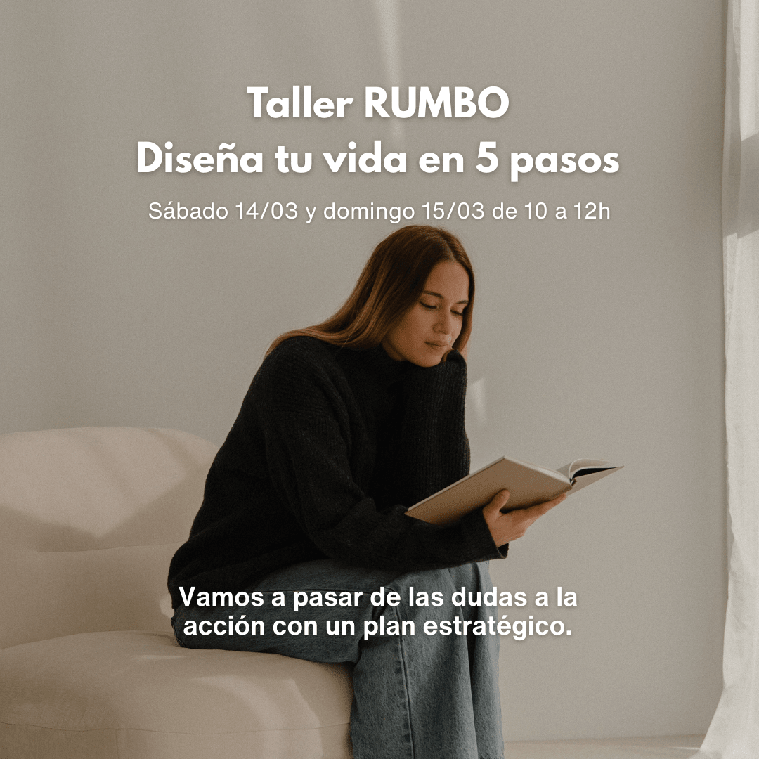 Diseña tu vida en 5 pasos - Taller 100% online